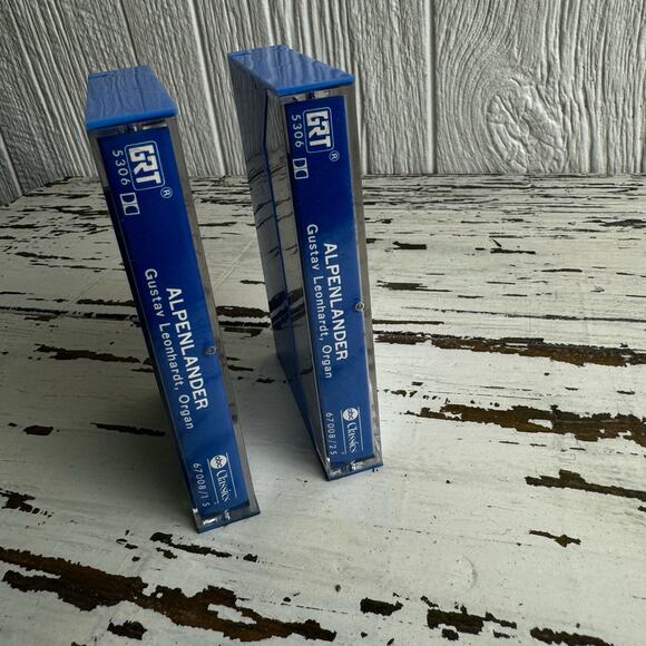 Alpenlander Gustav Leonhardt Organ Cassette Bundle 2 Tapes 1973 Vintage Classic - Picture 2 of 8